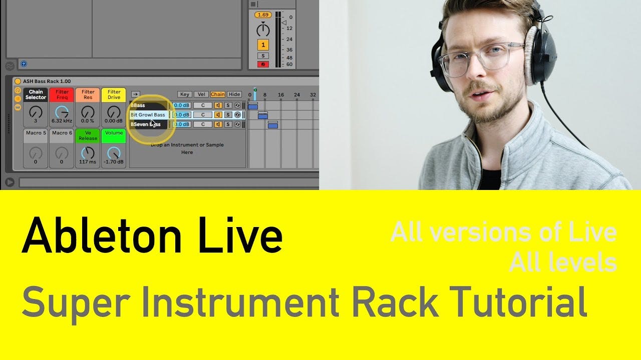 本教程深入研究Ableton仪器架的使用。