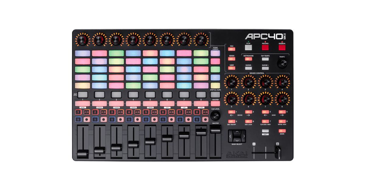 Akai apc 40 mkii ableton控制器