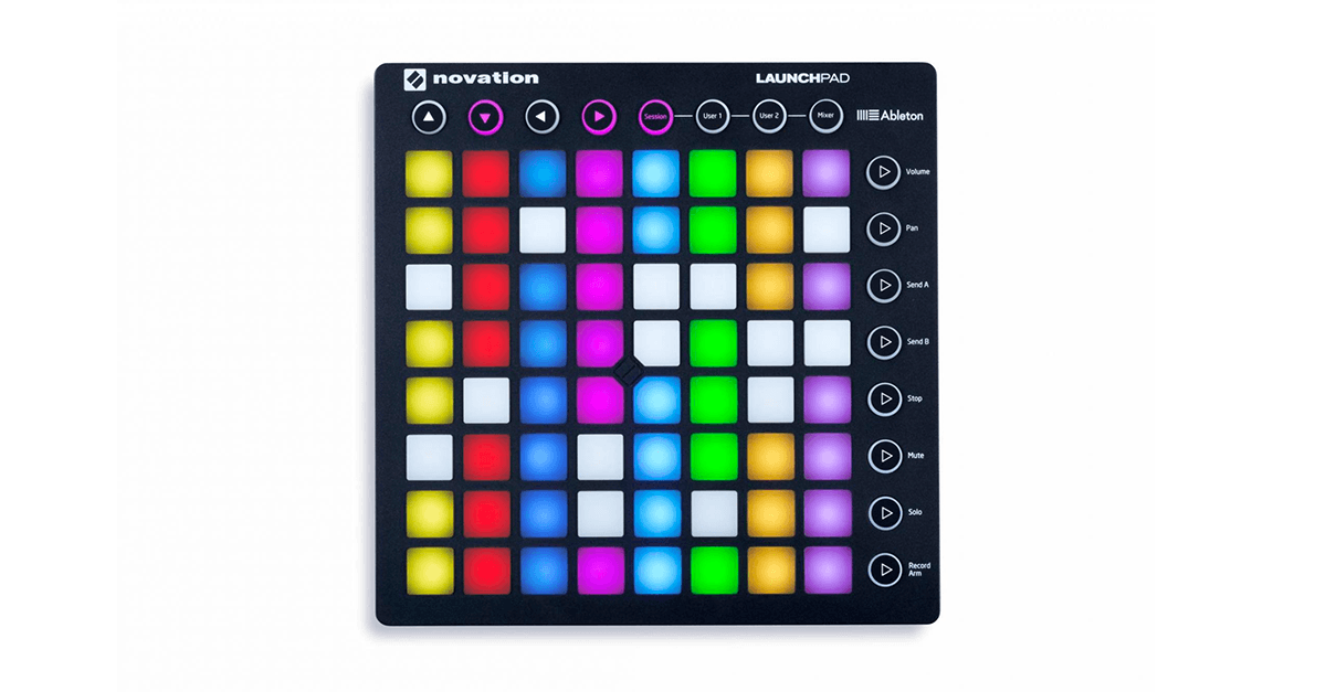 Novation launchpad ableton控制器